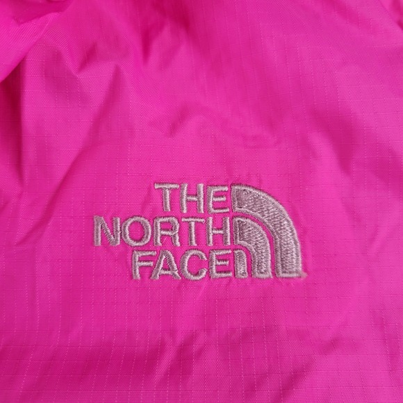 The North Face Hyvent Pink Womens Rain Jacket Windbreaker Hooded Full Zip Size S - Picture 4 of 9